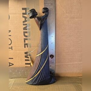 Vintage 1994 Enesco Mahogany Princess Figurine Mother Daughter